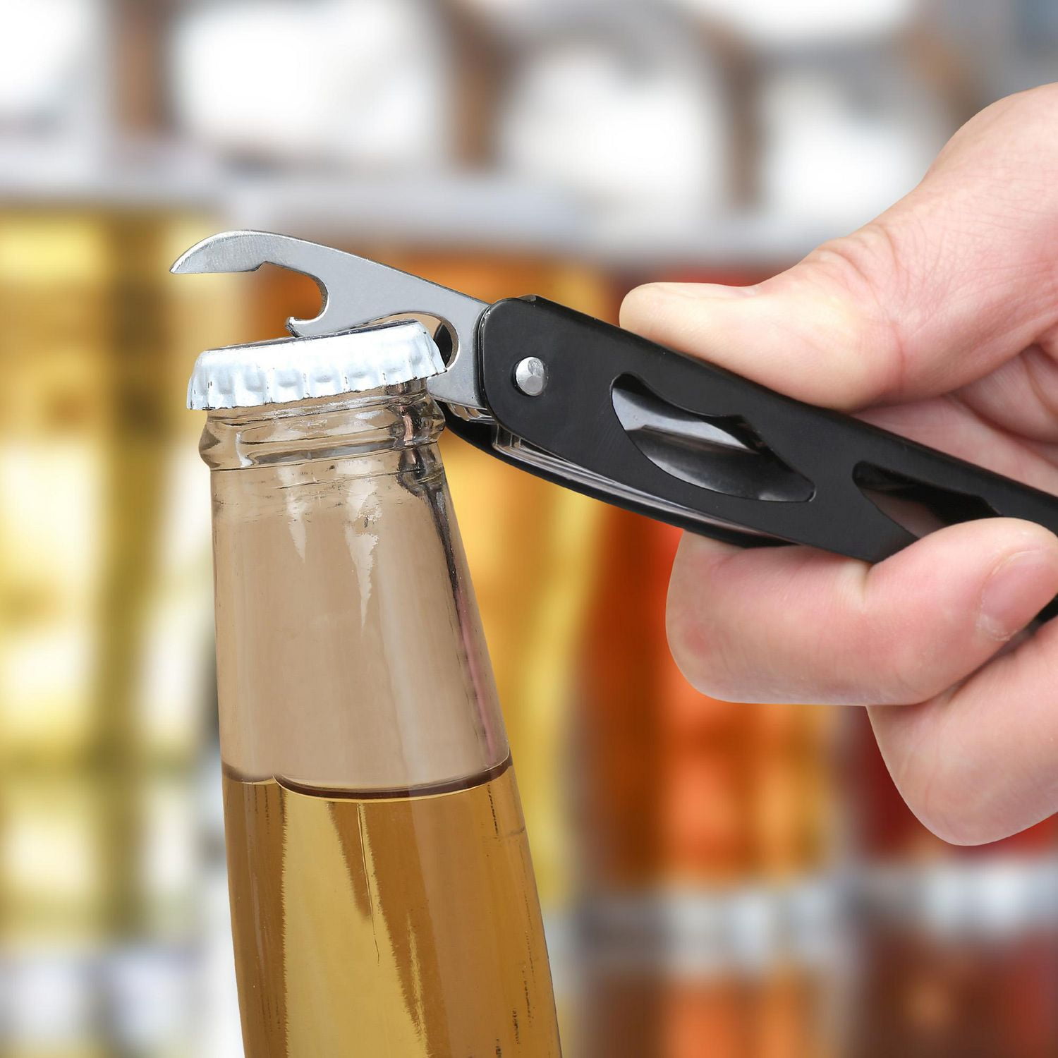 Swiss Tech 4 pièces Multi outils et couteaux verrouillables avec pochette, outils pliants EDC