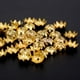 thumbnail image 3 of Conectores de Tapones Fernando 100 Chapados en 9,5 Mm para La Fabricación de joyas Gorra de cuentas de flor de loto, 3 of 4