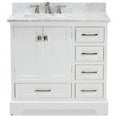 thumbnail image 5 of Baxton Studio Amaris 36" Marble Top Bathroom Vanity in White, 5 of 10