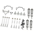 thumbnail image 2 of Wweixi 1/16 RC Car Metal Upgrade Kits Shock Rear Brackets Front and for C64 Crawler Red Silver, 2 of 6