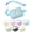 Blue, variant on Birthday Gifts for 3 4 5 6 7 8 9 10 Year Old Girl Kids - Initial Fanny Pack Girls Purse Belt Bag Crossbody Bag, Gifts for Girls Kids Daughter, Beige A