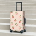 thumbnail image 2 of Lsque Strawberries Printed Luggage Cover, Travel Luggage Protector,Scratch and Dirt Resistant, Fits 18-32 Inch Luggage - X-Large, 2 of 9