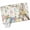 Beige Blue Pink, variant on Area Rugs 2.7'x5', Turquoise Easter Bunny Carpet for Living Room Bedroom Dining Room, Spring Easter Eggs Floral Wooden Throw Kitchen Rugs Non Slip Washable Rectangle Indoor Outdoor Rugs