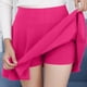 thumbnail image 2 of Minifalda plisada antirreflejos para mujer: color liso, cintura elástica, falda corta informal para verano, tallas M-XXXL, 2 of 5