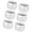 Silver, variant on Embossed Floral Metal Napkin Rings Set Of 6 For Dining Table Setting And Decors