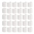 thumbnail image 1 of 30 piezas de tapas de disco de plástico PP, tapas de repuesto 28/410 para botellas de compresión, blanco, 1 of 6