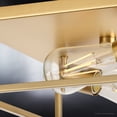 thumbnail image 5 of Luxury Modern Ceiling Light, 4.5H x 12W, with Mid-Century Modern Style, Satin Gold, UHP4031 by Urban Ambiance, 5 of 5