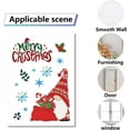thumbnail image 4 of 8 Sheets 8 Styles Christmas Window Stickers Large Snowman Santa Window Clings Snowflake Wall Decor Decals for Bedroom Living Room Store Showcase Wall Decorations Party Supplies Colorful, 4 of 6