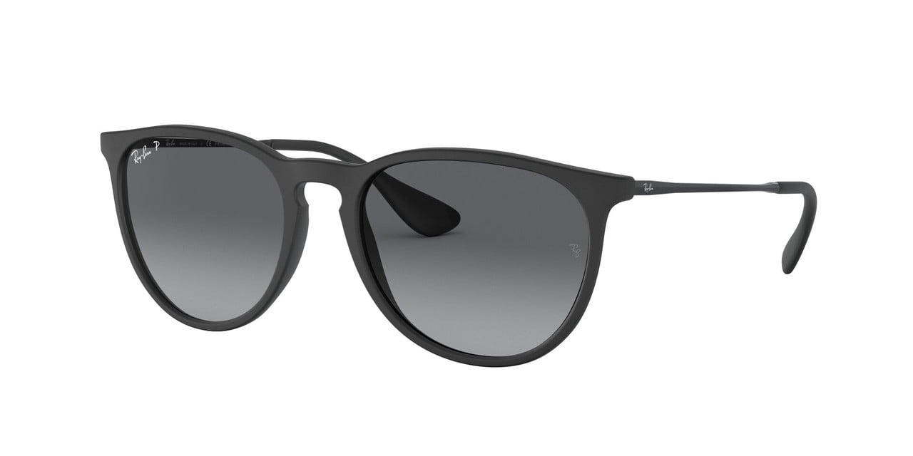 RAY BAN Justin Series Sunglasses RB4165F 622/55 Black Rubber