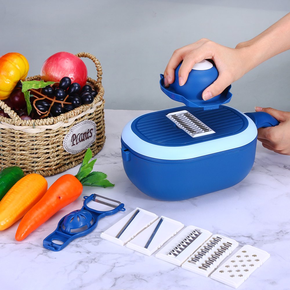 Vegetable Chopper, Pro Onion Ripple Slicer Dicer Cutter Grater Cheese