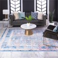 thumbnail image 1 of Unique Loom 3143177 8 x 8 ft. Williamsburg Brighton Square Rug, Blue, 1 of 1