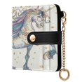 thumbnail image 2 of Small Wallet For Women Bifold Leather Pocket Coin Credit Card Holder With RFID Blocking Horse, 2 of 6