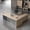 Left Return-Multicolor, variant on 63 inch L Shaped Executive Desk with Cable Box 2 Drawers File Cabinets