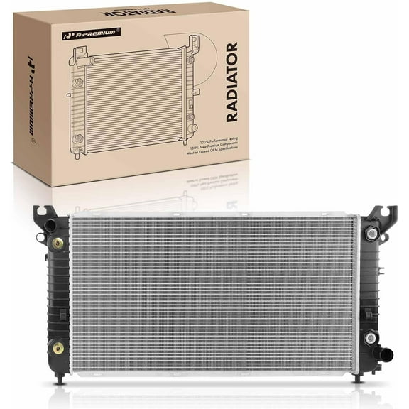 A-Premium Engine Coolant Radiator Assembly with Oil Cooler Compatible with Chevrolet Silverado 1500 & GMC Sierra 1500, 2016-2018, 5.3L