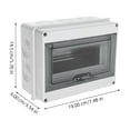 thumbnail image 6 of Masteelf Weatherproof Electrical Box for Outdoor Use Breaker Box for Charging Stations and Various Electrical Devices Easy to Install Distribution Box, 6 of 6