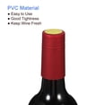 thumbnail image 4 of Unique Bargains 30mm/1.18' PVC Thermorétractable Bouchons de Bouteille de Vin Manches Rouge Foncé 150Pack, 4 of 5