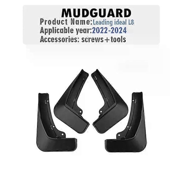 Exquisite 2023 2024 FOR Leading ideal L8 Mudflaps Mudguard Fender Mud Flaps Guard Splash Mudguards Car Accessories Front Rear 4pcs