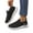 Black, variant on Business Casual Shoes Women Fashion Closed Toe Flats Orthopedic Soft Breathable Sneakers Brown 8.5 Wide(EU:41)