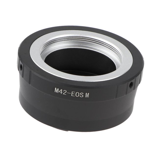 Tubos De De Adaptador De Lente De Tornillo M42- M M42 De Aleación De Aluminio Para SLR -M EF-M M Cámara Sin Espejo De Montaje Baoblaze Lente de montaje de tornillo M42