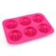 thumbnail image 2 of Molde para rosquillas, 2 uds., molde para rosquillas de silicona antiadherente para 6 moldes para rosquillas, bandeja que mide 10,4x7 pulgadas, 2 of 5