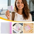 thumbnail image 2 of 3PC Reusable Zippered Pill Pouch with Slide Lock Travel Pill Case for Medicine, Qtips & Small Items Compact Pill Bags for Trave Pink, 2 of 10