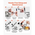 thumbnail image 5 of KFFKFF 128oz Mini Keg with Pressurized Tap System, 304 Stainless Steel Beer Dispenser Kit, Includes CO2 Regulator and Self-Closing Faucet, Maintains Freshness and Carbonation for Homebrew, Craft, 5 of 9