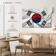 thumbnail image 5 of Elephant Stock Silky South Korea Flag Wall Art - Horizontal Canvas Wall Art - Living Room Wall Decor - Flags Canvas - Gray And Brown Decor - 39" x 26", 5 of 8