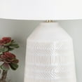 thumbnail image 5 of Crestview Collection Sherie 3-Way Ceramic Table Lamp White, 5 of 5
