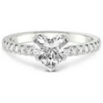 thumbnail image 3 of 2 Carat IGI Certified Heart Shape Lab Grown Diamond Engagement Ring | 14K White Gold | Serena Eternity Lab Diamond Ring | FG-VS1-VS2 Quality Friendly Diamonds, 3 of 5