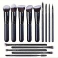 thumbnail image 1 of 14 Pieces Makeup Brushes Set Soft Fluffy Foundation Rouge Eyeshadow Concealer Make Up Brush, 1 of 5