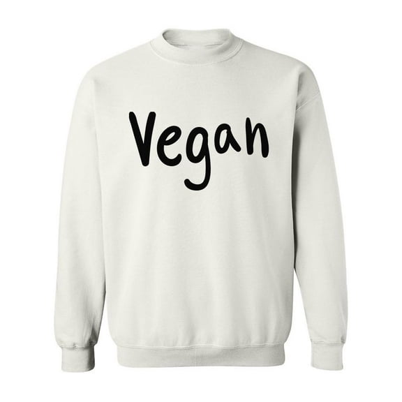 Vegan Lyric Design Sweatshirt Men -Image by Shutterstock, Male 3X-Large