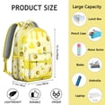 thumbnail image 6 of Bees Aesthetic Backpack&nbsp;- Cute & Functional Bookbag for Women & Men, Anti-Theft Main Pocket, Breathable Mesh Back Panel, Ideal for Middle School, College & Work Commute, 6 of 6