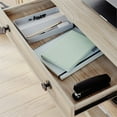 thumbnail image 3 of Pemberly Row Contemporary Engineered Wood Credenza Desk in Chalked Oak, 3 of 16