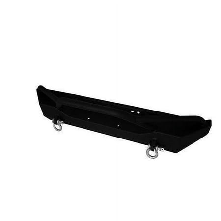Paramount Automotive 51-0016 Heavy Duty Rock Crawler Front Bumper; w/Light Guard; Black; Fits select: 1997-2003 JEEP WRANGLER / TJ, 1989-1995 JEEP WRANGLER / YJ