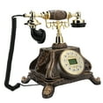 thumbnail image 3 of Old-fashioned Telephone MS8332B European Retro Vintage Style Landline Oldfashioned Telephone With Backlight, 3 of 8