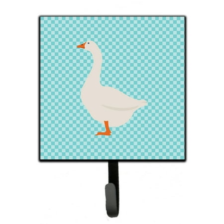 

Carolines Treasures BB8066SH4 Embden Goose Blue Check Leash or Key Holder 7Hx4.25W multicolor