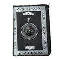 thumbnail image 1 of Prayer Rug Polyester Portable Braided Mats Simply Print with Compass In Pouch Travel Home New Style Mat Blanket 100x60cm, 1 of 7