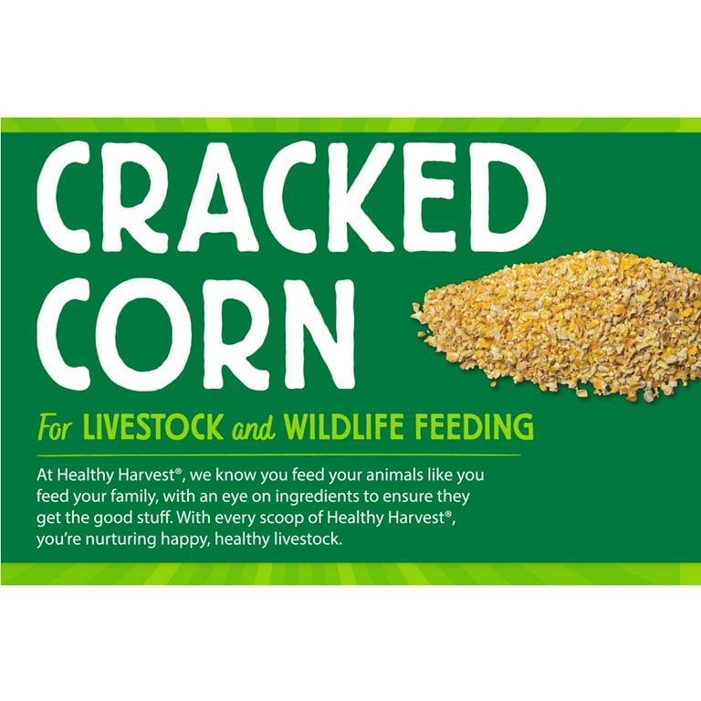 2 pack) Healthy Harvest 40 lb Bag Cracked Corn for Poultry