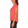 thumbnail image 2 of Banana Republic Women's V-Neck Front Pleat Relaxed Fit Blouse Top (Red, L, 620630), 2 of 3