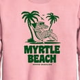 thumbnail image 2 of Instant Message - Myrtle Beach Alligator - Toddler & Youth Crewneck Fleece Sweatshirt, 2 of 5