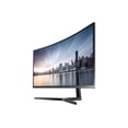 thumbnail image 3 of Samsung Business CH890 Series 3440x1440 Monitor de computadora curvo ultra ancho para negocios, 100 Hz, USB-C, HDMI, DP, 3 años de garantía (LC34H890WGNXGO), negro/titanio (Reacondicionado), 3 of 5