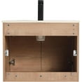 thumbnail image 2 of Blossom 24" Bathroom Vanity with Sink, Wall-Mount Ceramic Basin, Classic Oak Finish, Soft-Close Doors, 2 of 8