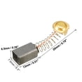 thumbnail image 2 of Escobilla de Carbón 10 Piezas, 13mm x 7,5mm x 6,5mm, para Herramienta Eléctrica, martillo Perforador, Taladro, Pieza de Reparación de Repuesto, 2 of 5