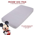 thumbnail image 4 of Juego de cama para niños pequeños, ropa de cama azul de 4 piezas con Mickey Mouse de Disney, 4 of 8