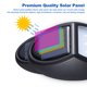thumbnail image 3 of Lámpara de pared de luz solar 10LED IP65 Iluminación exterior resistente al agua para yeacher Lámpara al aire libre, 3 of 7