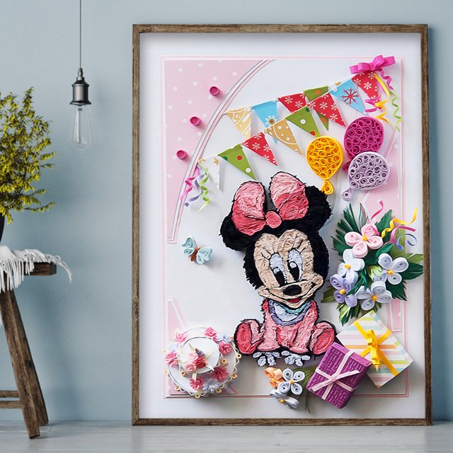 Cuadros Decorativos 5D DIY Parcial Forma especial Taladro Diamante Pintura Quilling Papel Ratón Regalo Ndcxsfigh Nuevos Originales