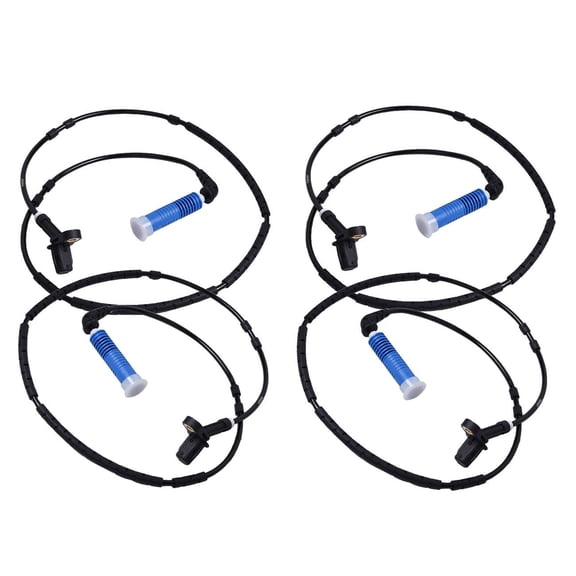 Axenor 4 PCS Front   Rear ABS Wheel Speed Sensor 34526752681, 34526752682, 34526752683, 34526792897
