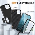 thumbnail image 4 of Étui Support Rigide Hybride Double Ultra Protecteur Anti-Rayures avec Pare-Chocs avant pour iPhone 14 Plus 6,7 Pouces, 4 of 7