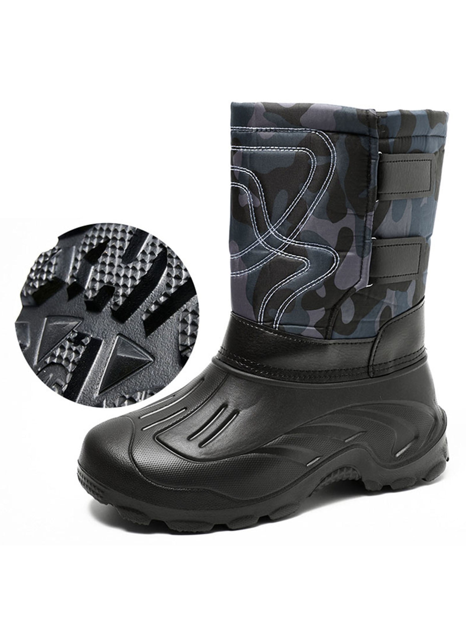 Eloshman Winter Snow Boots for Men Wide 
