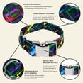thumbnail image 4 of Country Brook Petz® 1 1/2 inch Premium Memphis 90s Dog Collar, Medium, 4 of 6